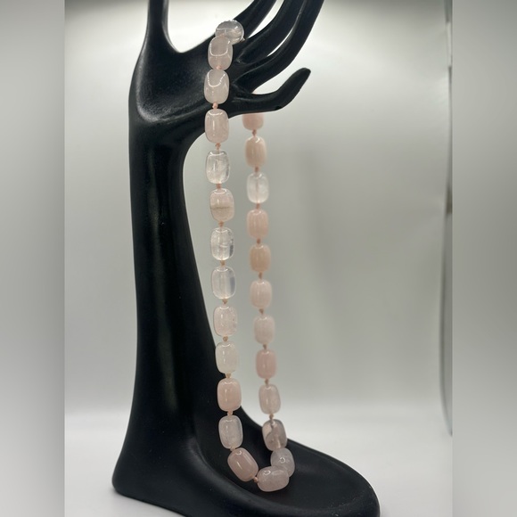Genuine Rose Quartz White Quartz Necklaces total 5 - Picture 5 of 8